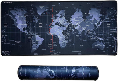 XXL Professional Large Mouse Pad & Computer Game Mouse Mat (35.4x15.7x0.12IN, 90x40 Black)