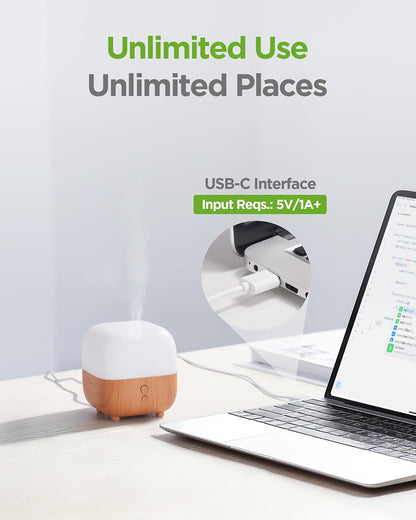 InnoGear 150ml Essential Oil Diffuser for Home Aroma Scent Small Humidifier