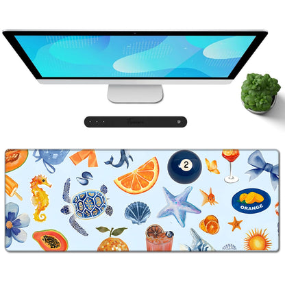 Galdas Mouse Pad,Office Desk Mat Large Gaming Keyboard Pad Durable Stitched Edges Washable Smooth Surface Control & Accuracy Extended Computer Mouse Mat (31.5X11.8In)-Green Forest…