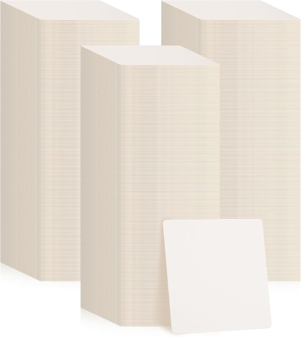 TaoBary 600 Pcs Cardboard Paper Coasters Bulk 4 Inch Square Blank,White