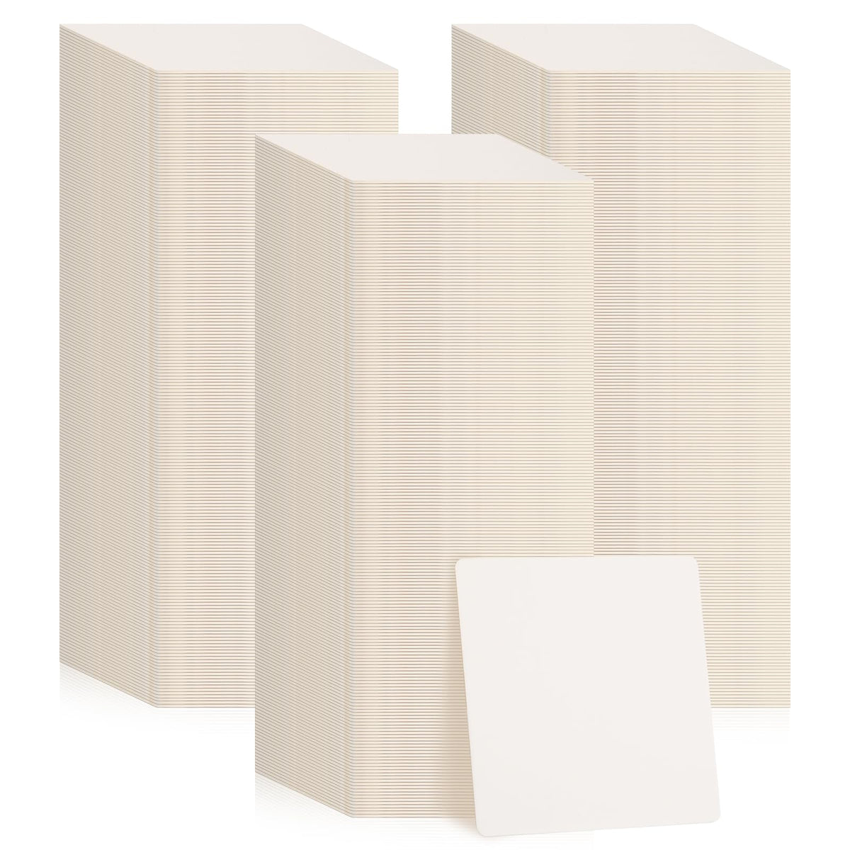 TaoBary 600 Pcs Cardboard Paper Coasters Bulk 4 Inch Square Blank,White