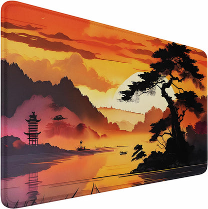 Large Gaming Mouse Pad, 31.5x15.7 in Large Desk Computer Keyboard Mouse Mat