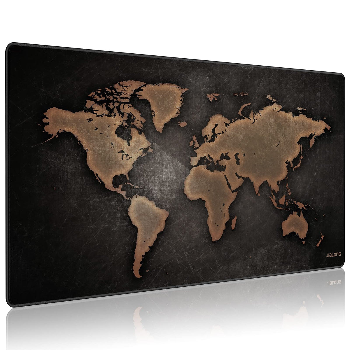 JIALONG Large Gaming Mouse Pad, Extended XXL Desk Mat 35.4×15.7 Inches Map
