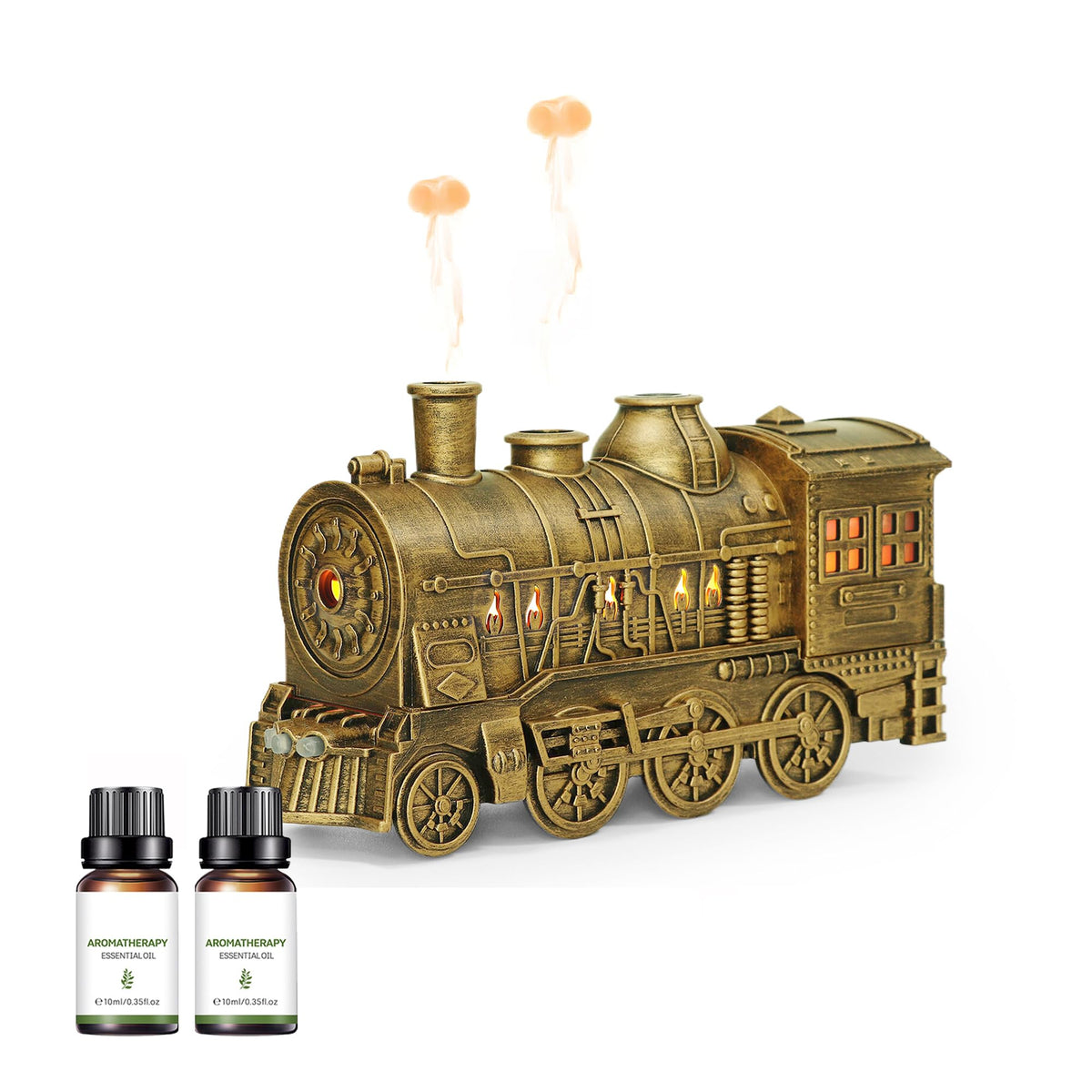 Steam Train Essential Oil Diffuser 300ml with 2 Essential Oils