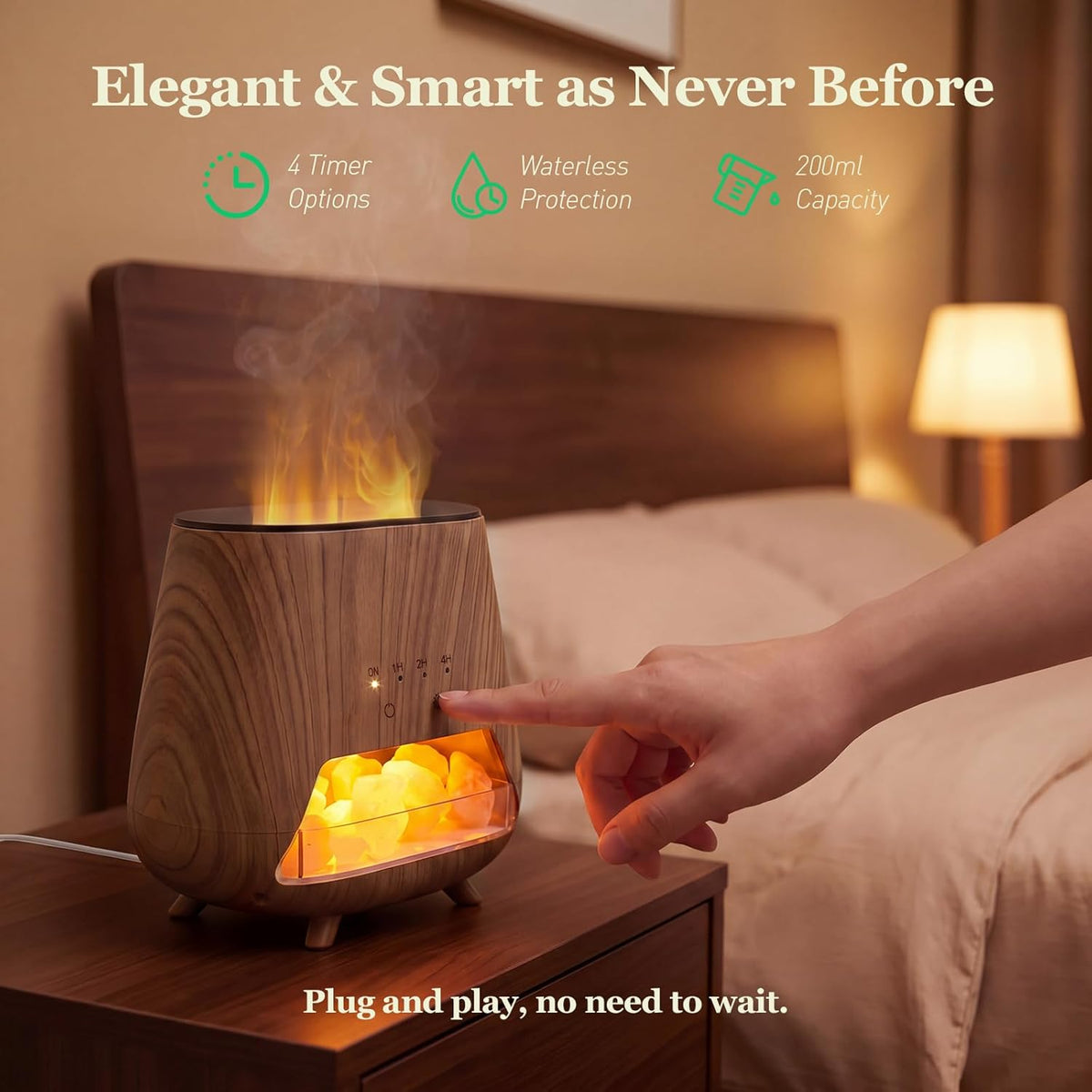 Essential Oil Diffuser for Home: -- Himalayan  Lamp