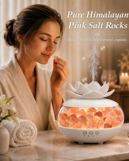 Essential Oil Diffuser with Himalayan Salt Rocks