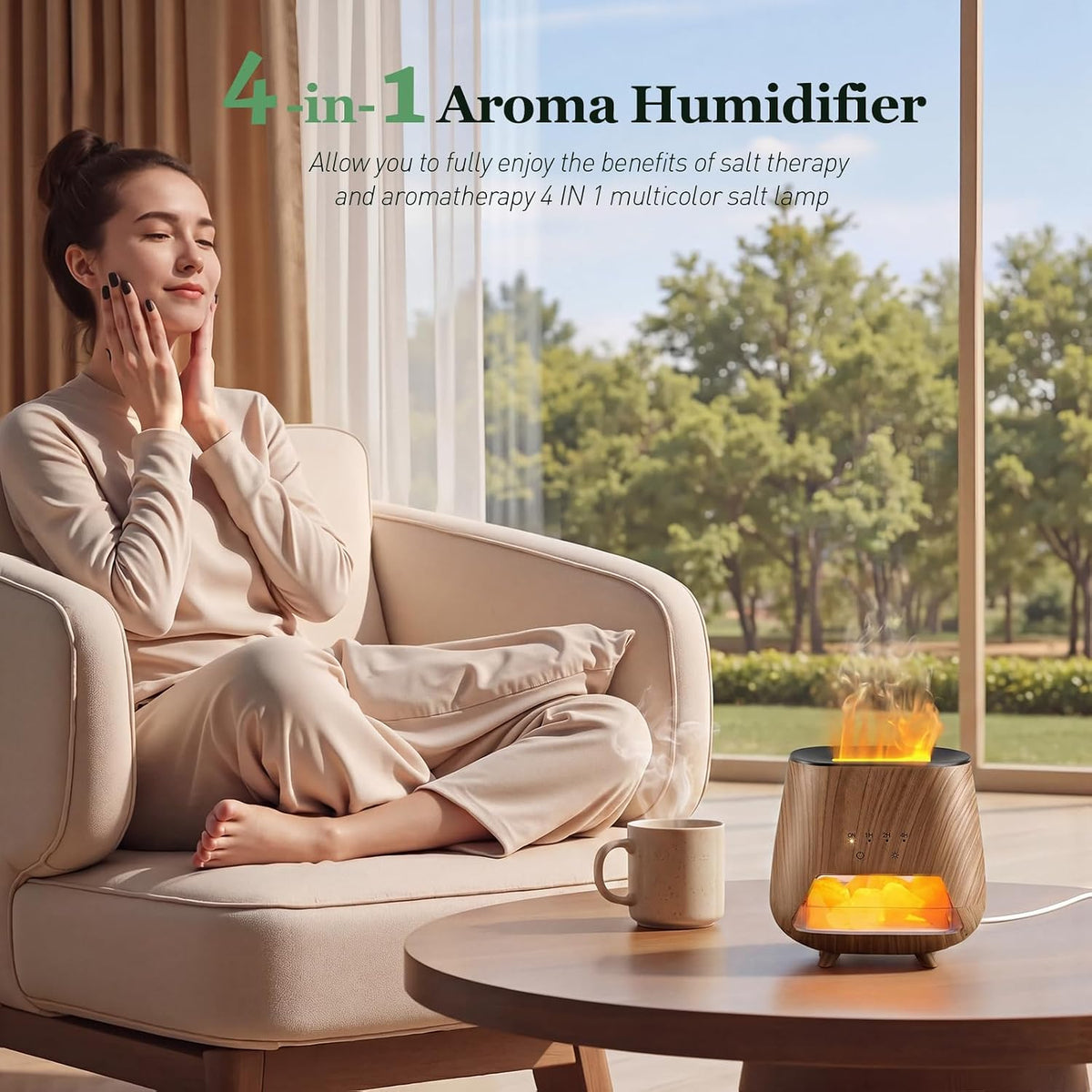 Essential Oil Diffuser for Home: -- Himalayan  Lamp