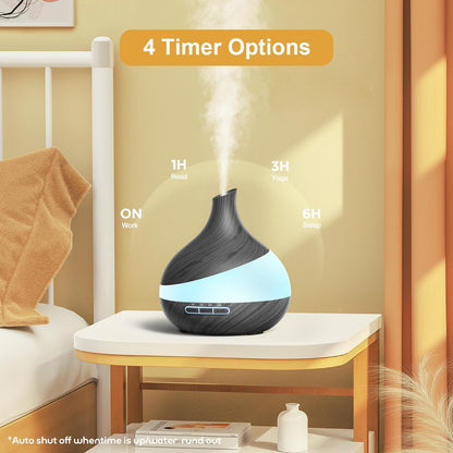 HJTHJT 500ML Essential Oil Diffuser for Home: 14 Color LED, Remote Control