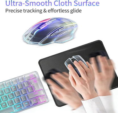 17 Pack Mouse Pads Bulk, Black Mouse Pads for Desk, Office and Laptop