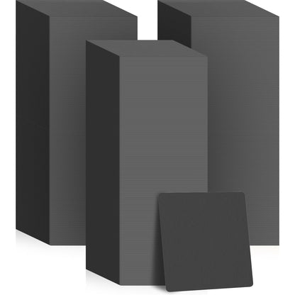 TaoBary 600 Pcs Cardboard Paper Coasters Bulk 4 Inch Square Blank,White