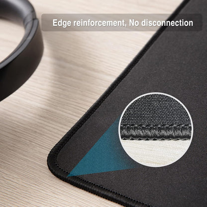 Zhithink 11 Pack Mouse Pad, 10.2''x8.2'' Computer Mousepad Bulk, Black