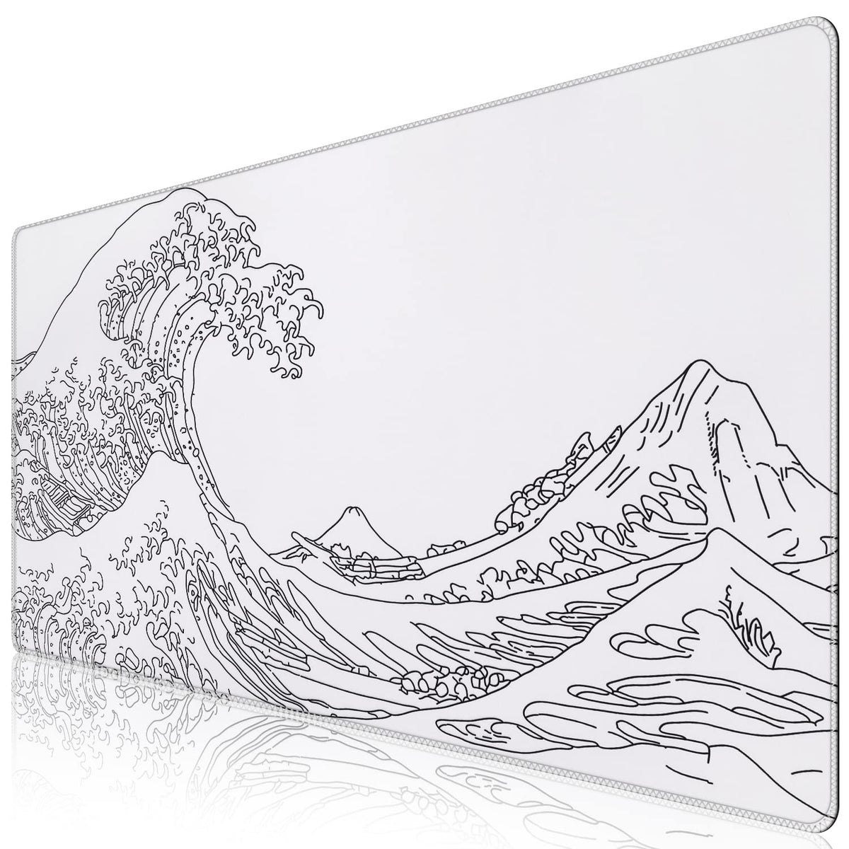 iCasso Desk Mat, Large Desk Mouse Pad for Desk,Home Office - Green Weeds