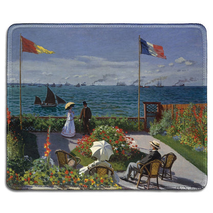 dealzEpic - Art Mousepad - Natural Rubber Mouse Pad with Classic Photo of Classic Photo of Raising the Flag on Iwo Jima - Stitched Edges - 9.5x7.9 inches