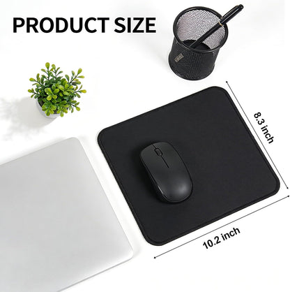 17 Pack Mouse Pads Bulk, Black Mouse Pads for Desk, Office and Laptop