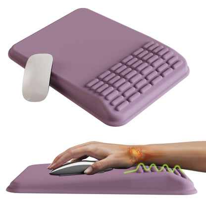 MEKASS Ergonomic Mouse Pad with Wrist Rest Support for Pain Relief (Black)