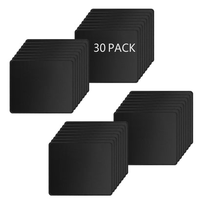 12 PCS Black Mouse pad Bulk with Stitched Edge,10.2x8.3inches 3mm Thickness Premium Textured Non-Slip Rubber Base Washable for Office and Home Use