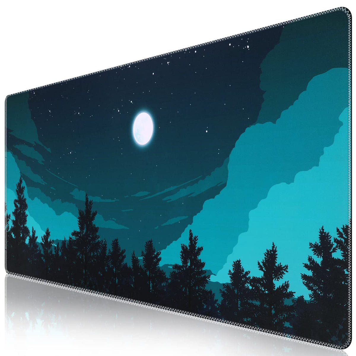 iCasso Desk Mat, Large Desk Mouse Pad for Desk,Home Office - Green Weeds