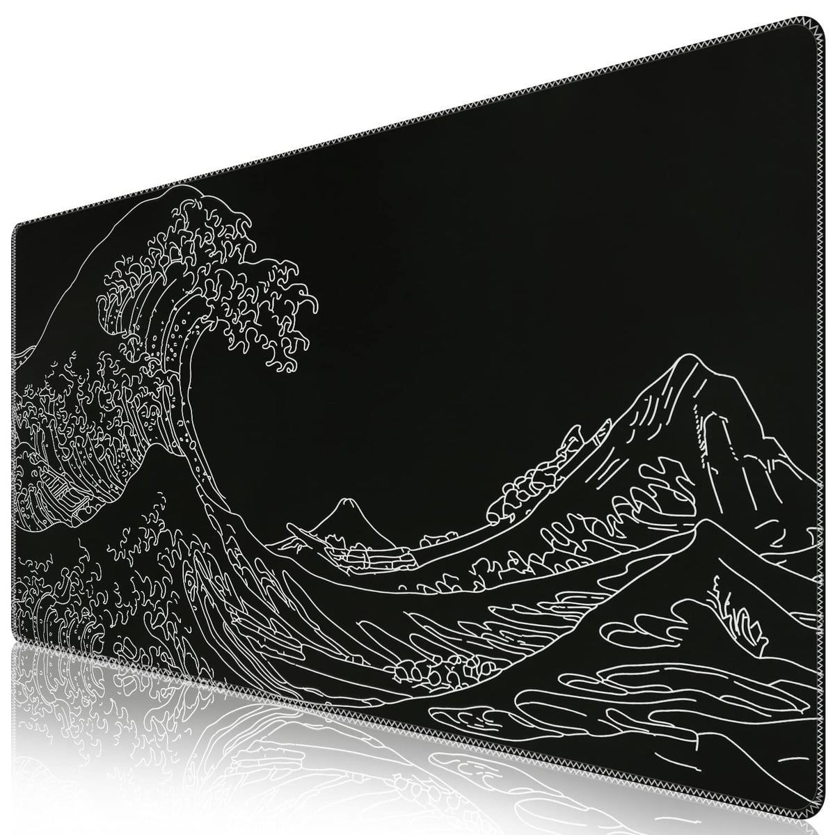 iCasso Desk Mat, Large Desk Mouse Pad for Desk,Home Office - Green Weeds