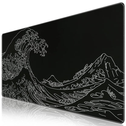 iCasso Desk Mat, Large Desk Mouse Pad for Desk,Home Office - Green Weeds