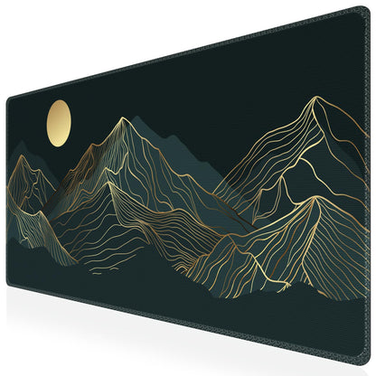 iCasso Desk Mat, Large Desk Mouse Pad for Desk,Home Office - Green Weeds