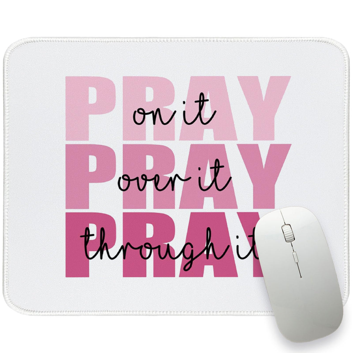 UTELKA Retro Boho Flroal Mouse Pad, Cute Mousepad for Desk Women 10x8