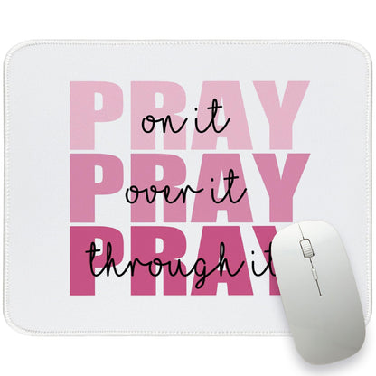 UTELKA Retro Boho Flroal Mouse Pad, Cute Mousepad for Desk Women 10x8