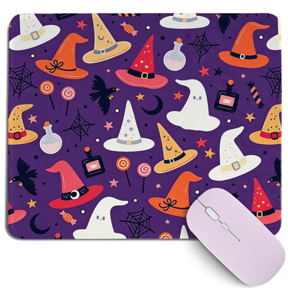 Cztulip Fall Vibe Mouse Pad,Rustic Retro Maple Leaf Pumpkin Acorn Mouse Mat