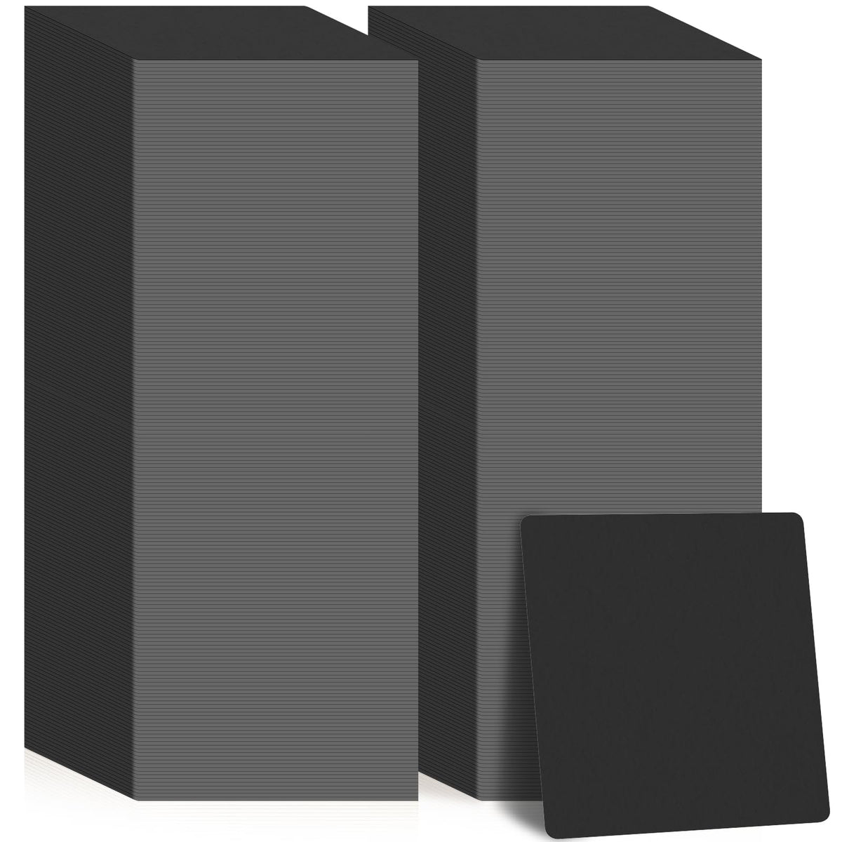 TaoBary 600 Pcs Cardboard Paper Coasters Bulk 4 Inch Square Blank,White