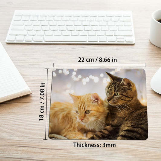 40 PCS White Mouse Pad 3mm Thick for Heat Press Printing,Bulk Mousepad Blanks for Heat Transfer Crafts 22x18x0.3CM