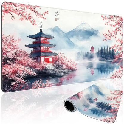 Mystical Gothic Library Large Gaming Mouse Pad Desk Mat 31.5x15.7