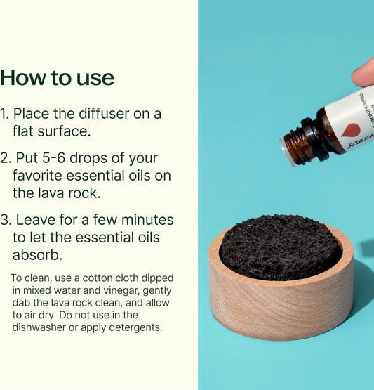 Plant Therapy Lava Rock Passive Diffuser for Essential Oils