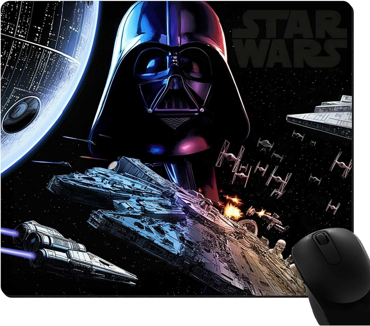 Round Mouse Pad - Wireless & Gaming, Laptop Desk Accessory with Designs