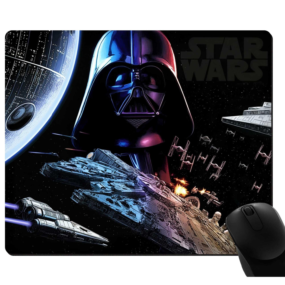 Round Mouse Pad - Wireless & Gaming, Laptop Desk Accessory with Designs