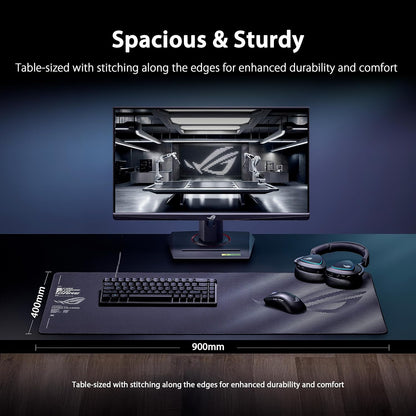 ASUS ROG Sheath II XXL Gaming Mouse Pad, 35.4” x 15.7”- Black