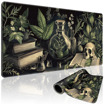 Mystical Gothic Library Large Gaming Mouse Pad Desk Mat 31.5x15.7