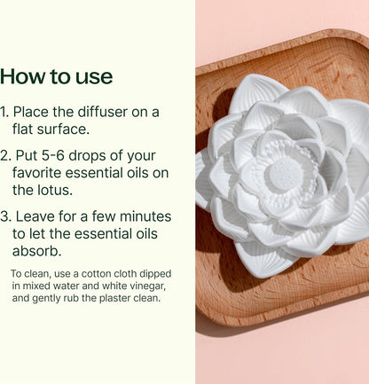 Plant Therapy Passive Lotus Flower Aromatherapy Essential Oil Diffuser