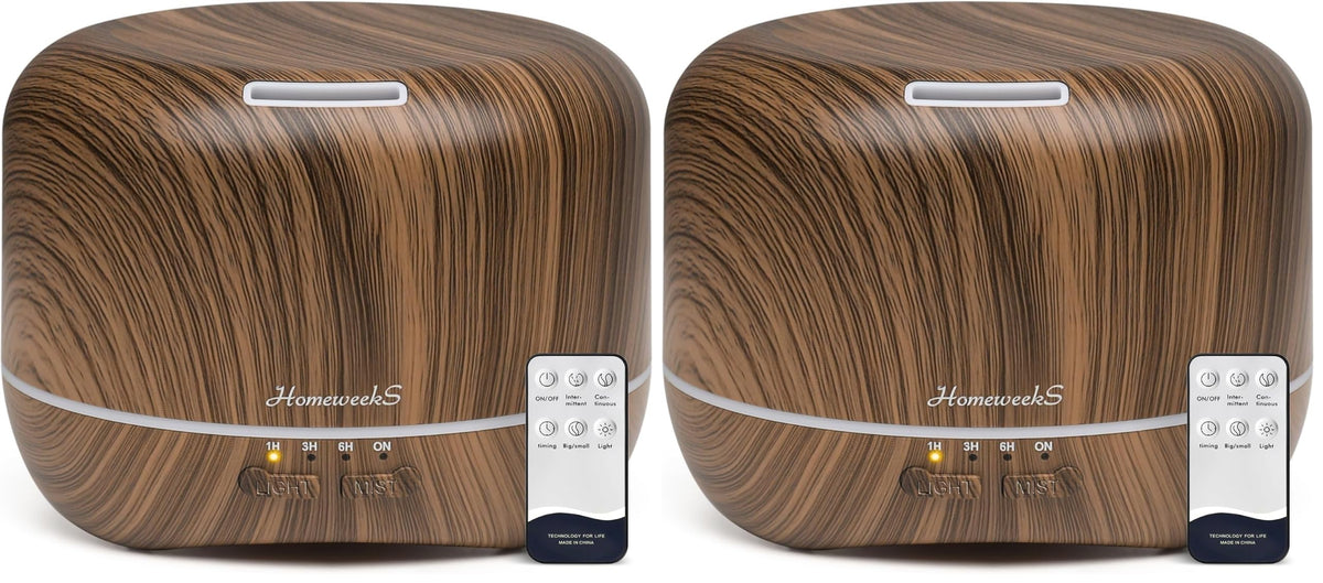 Homeweeks Essential Oil Diffuser for Room Aromatherapy Scent Diffuser
