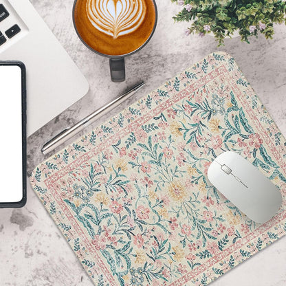 UTELKA Retro Boho Flroal Mouse Pad, Cute Mousepad for Desk Women 10x8