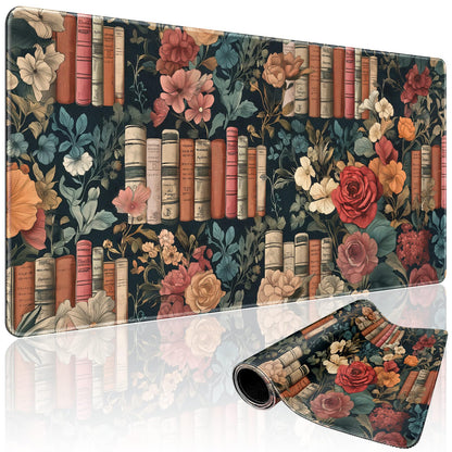 Mystical Gothic Library Large Gaming Mouse Pad Desk Mat 31.5x15.7