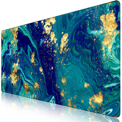 iCasso Desk Mat, Large Desk Mouse Pad for Desk,Home Office - Green Weeds