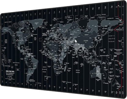 JIALONG Large Gaming Mouse Pad, Extended XXL Desk Mat 35.4×15.7 Inches Map