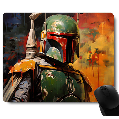 Round Mouse Pad - Wireless & Gaming, Laptop Desk Accessory with Designs