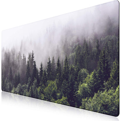iCasso Desk Mat, Large Desk Mouse Pad for Desk,Home Office - Green Weeds