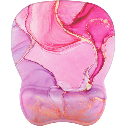 MROCO Ergonomic Mouse Pad with Gel Wrist Rest, 9.4 x 8.1 in, Cloud Forest