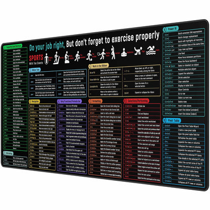JIALONG Large Gaming Mouse Pad, Extended XXL Desk Mat 35.4×15.7 Inches Map