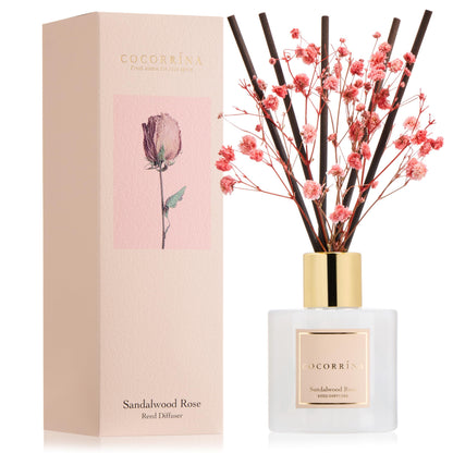 Cocorrína Reed Diffuser Set, Clean Linen 6.7 fl oz Scented Diffuser with Sticks Home Fragrance Reed Diffuser for Bathroom Shelf Décor