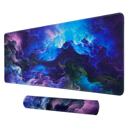 XXL Professional Large Mouse Pad & Computer Game Mouse Mat (35.4x15.7x0.12IN, 90x40 Black)