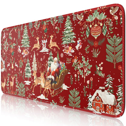 iCasso Desk Mat, Large Desk Mouse Pad for Desk,Home Office - Green Weeds