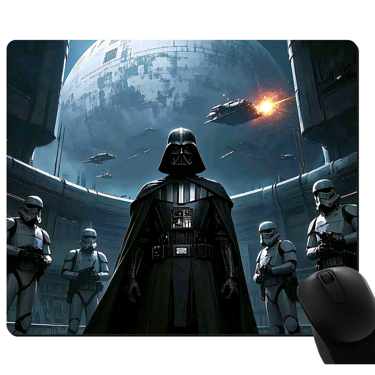 Round Mouse Pad - Wireless & Gaming, Laptop Desk Accessory with Designs