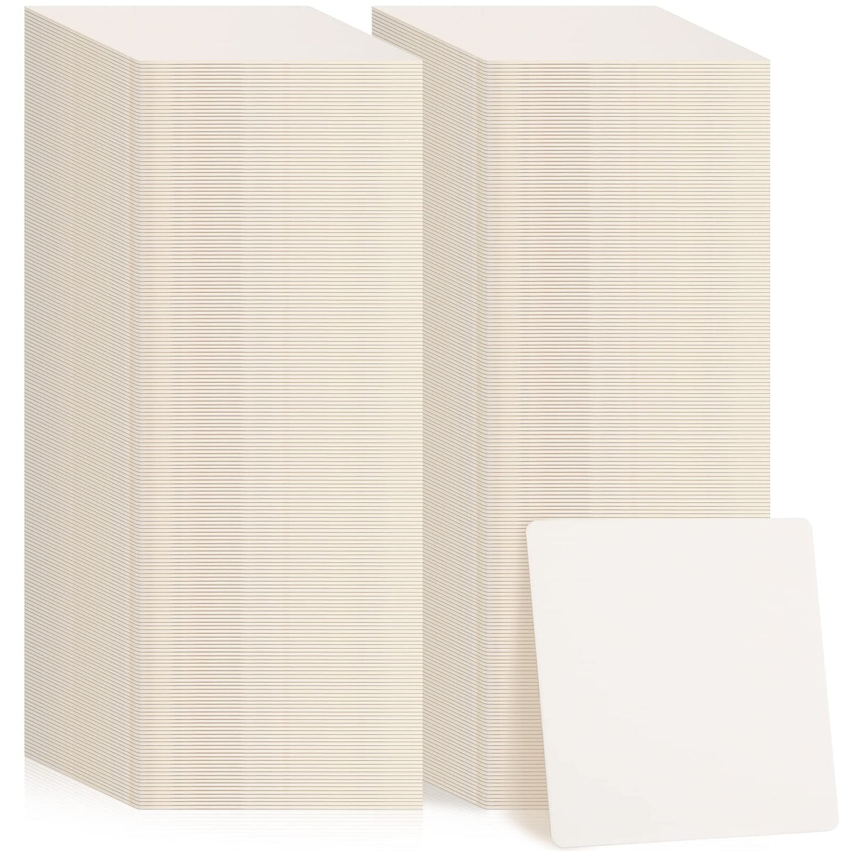 TaoBary 600 Pcs Cardboard Paper Coasters Bulk 4 Inch Square Blank,White